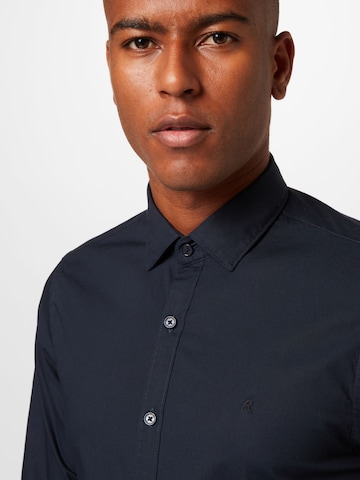 REPLAY Regular fit Button Up Shirt in Blue