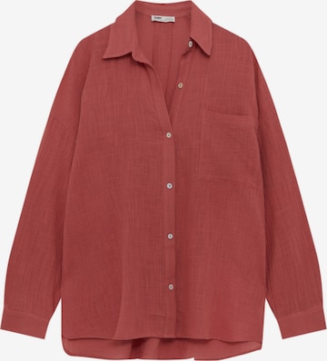 Pull&Bear Blouse in Rood: voorkant