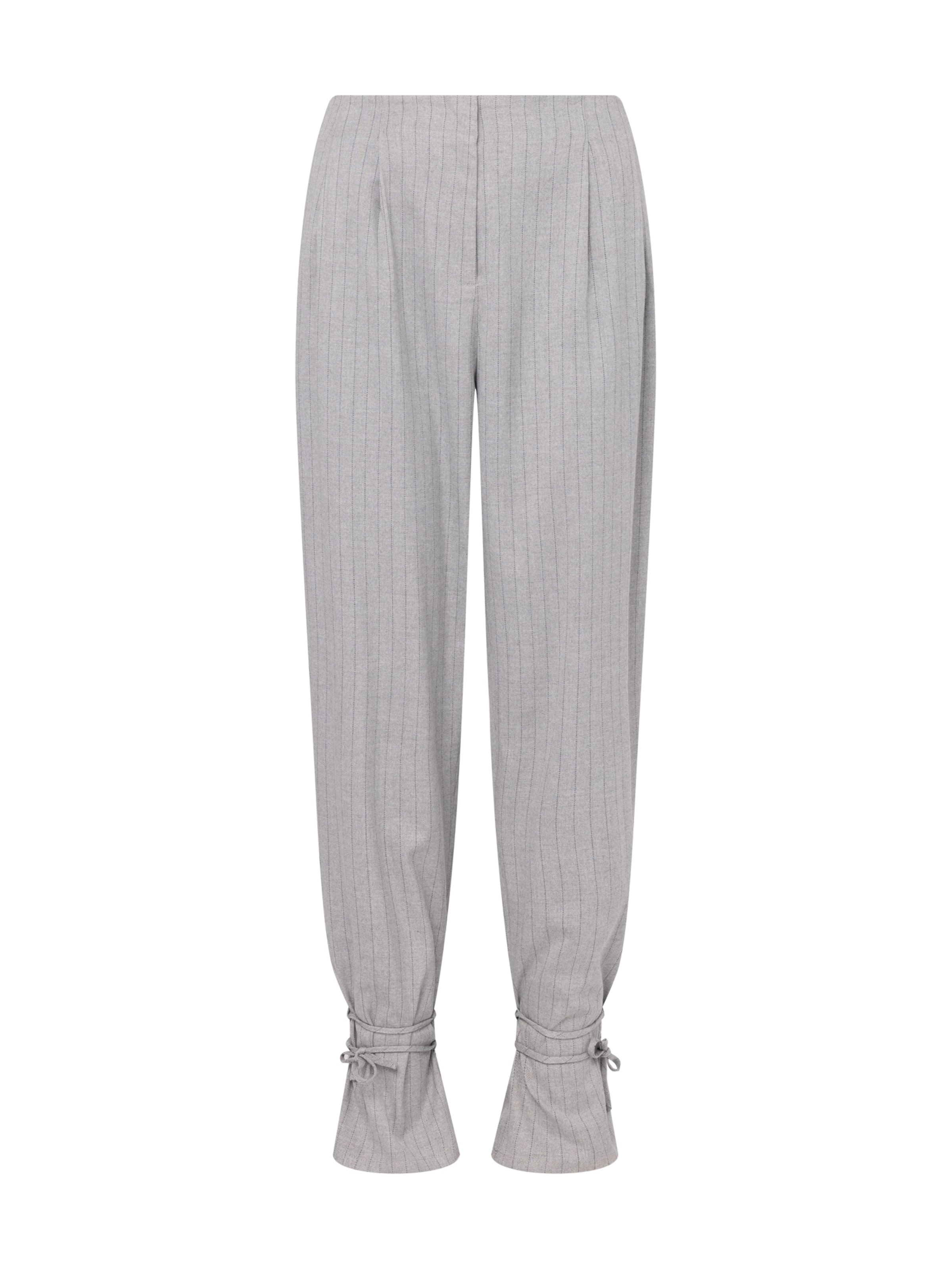 pelēks Laurella Vaļīgs piegriezums Klasiskas bikses: no priekšpuses