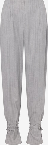 Largi Pantaloni cutați de la Laurella pe gri: față