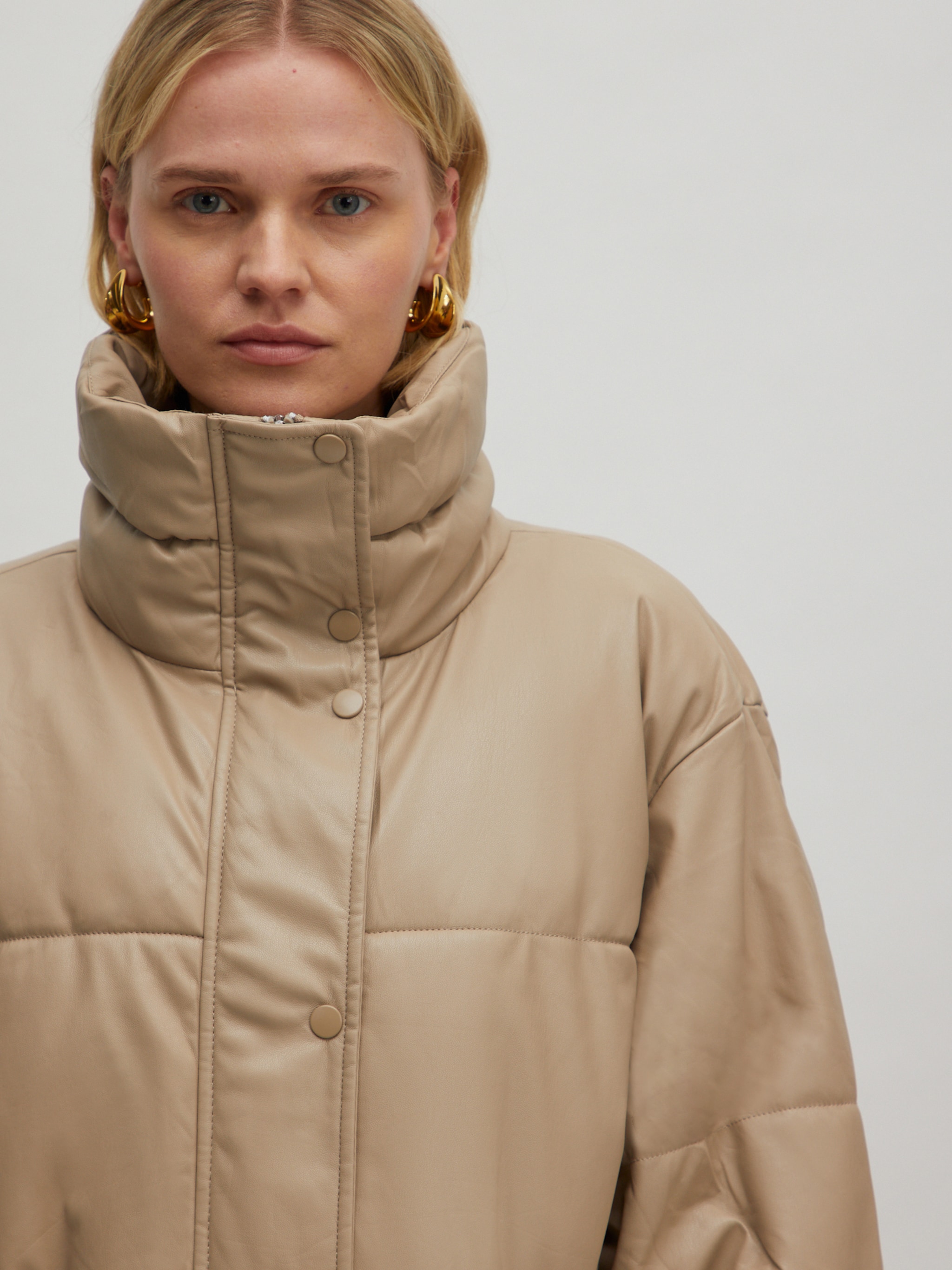 EDITED Producten Winterjas 'Kea' Beige