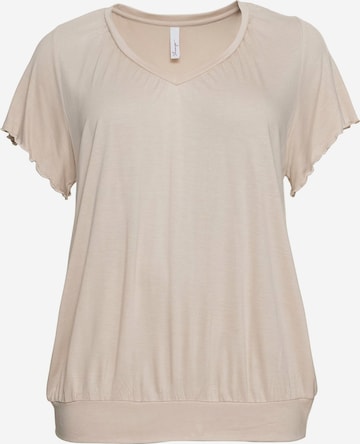 SHEEGO T-Shirt in Beige: front