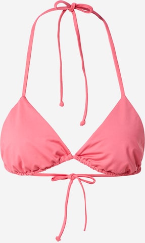 A LOT LESS Triangle Bikini Top 'Cassidy' in Pink: front