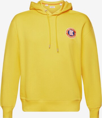 Sweat-shirt ESPRIT en jaune : devant