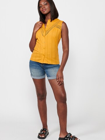 KOROSHI - Blusa en amarillo