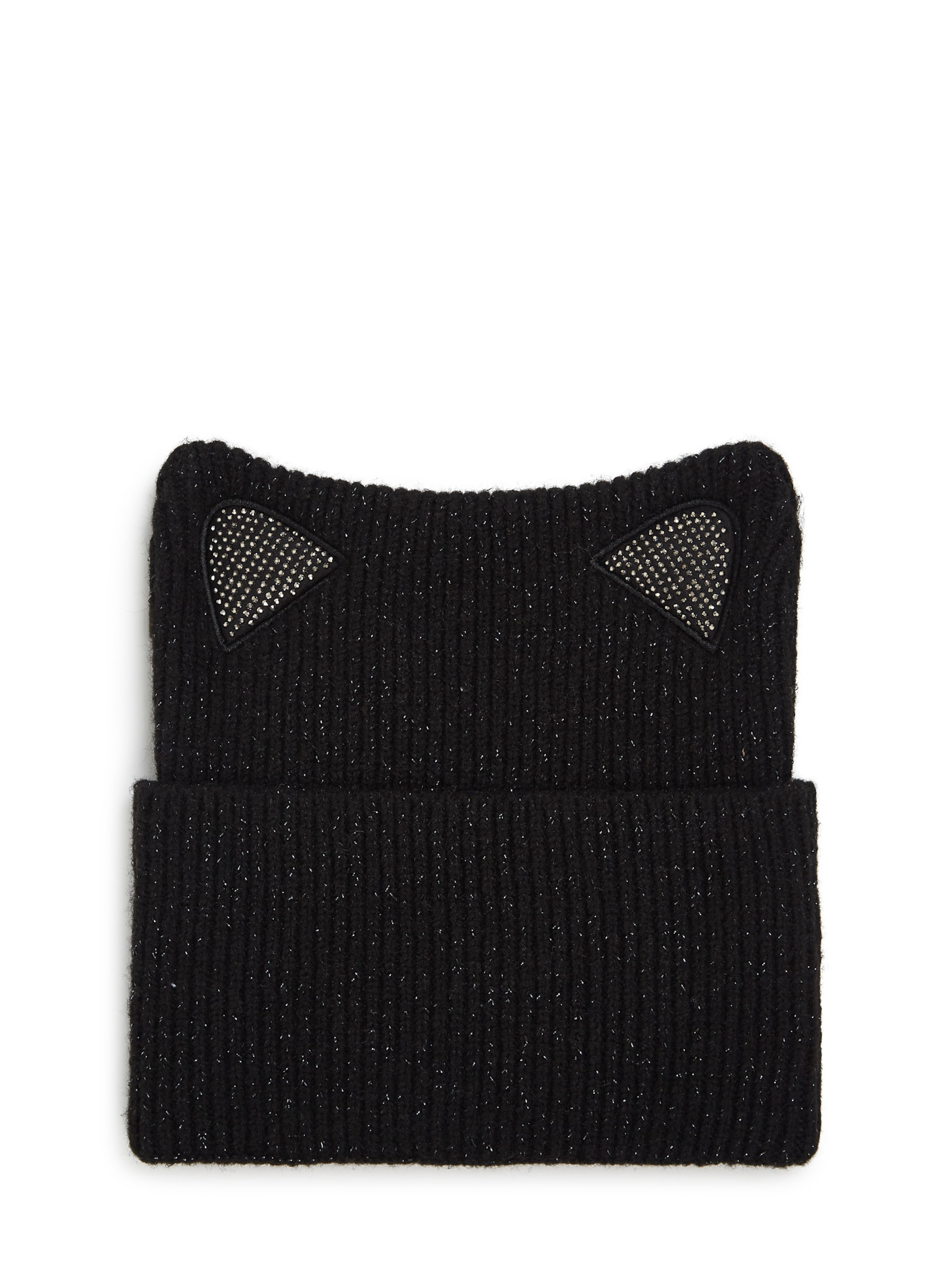 Căciulă de la Karl Lagerfeld pe negru: față