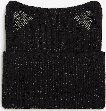 melns Karl Lagerfeld Cepure: no priekšpuses