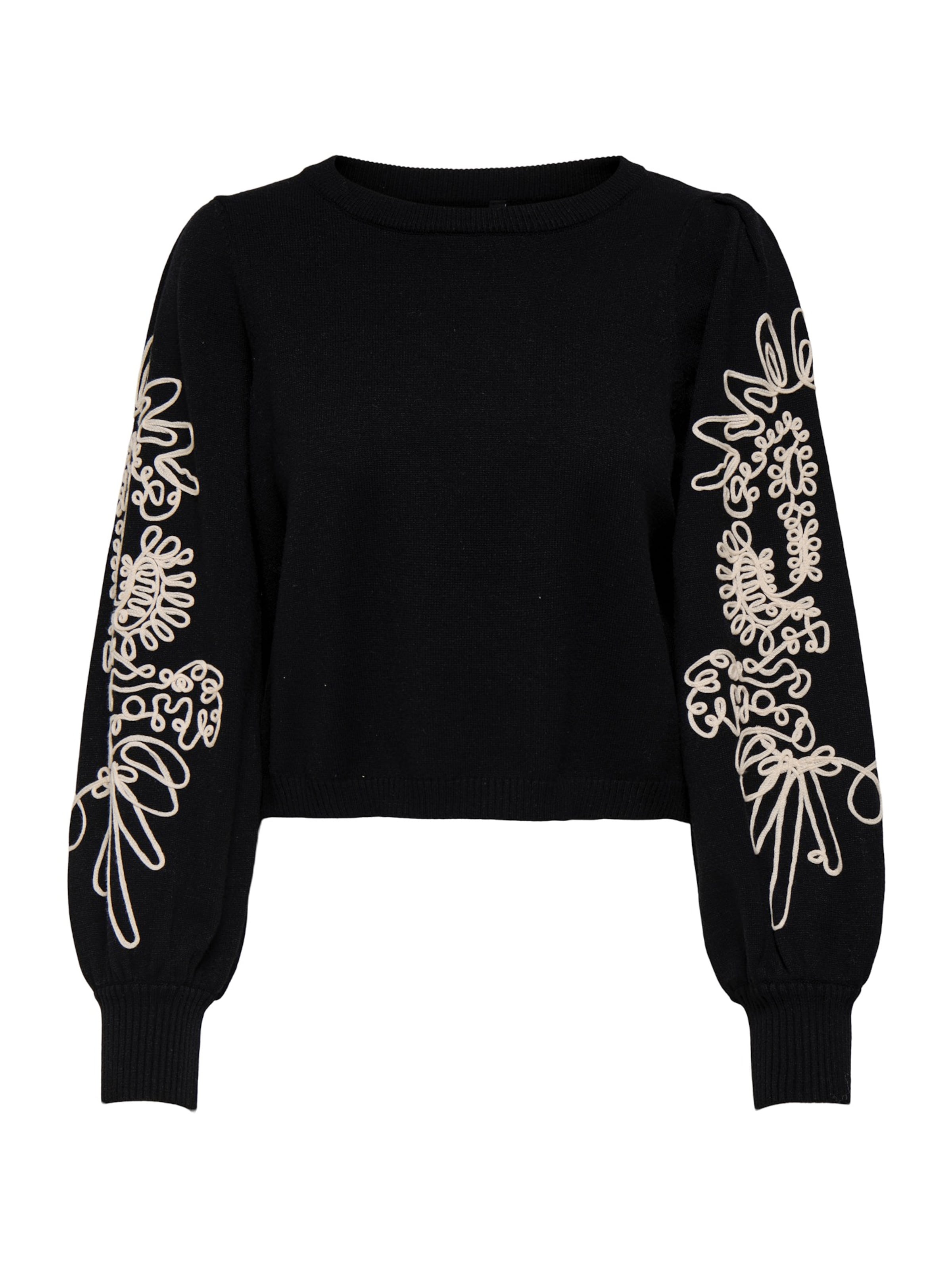 ONLY - Pullover 'ONLMagnolia' em preto: frente