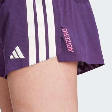 ADIDAS PERFORMANCE Regular Sportshorts 'Adizero' in Lila
