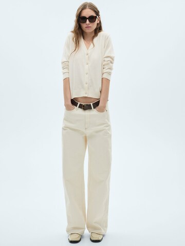 MANGO Strickjacke 'LUKA' in Beige