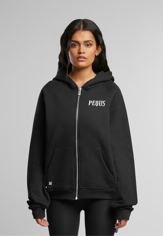 Pequs Sweatjacke in Schwarz