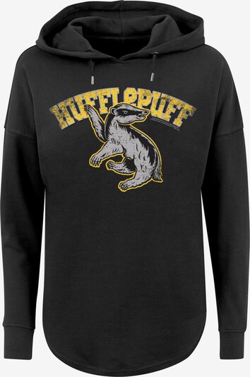 F4NT4STIC Sweatshirt 'Harry Potter Hufflepuff Sport Emblem' in gelb / stone / schwarz, Produktansicht