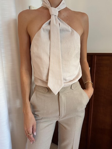 Haut millane en beige