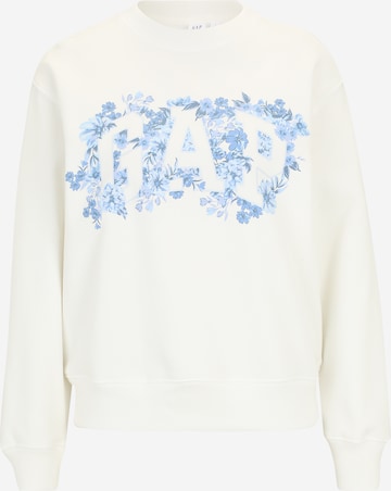 Gap Petite Свитшот 'HERITAGE' в Белый: спереди