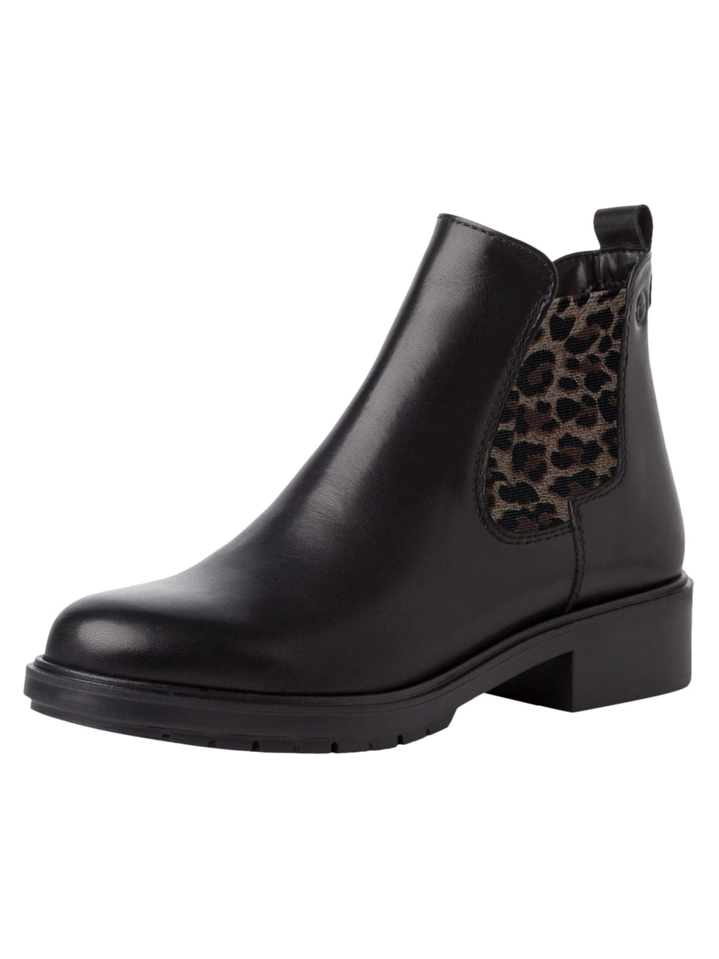 Tamaris Chelsea boots in Zwart: voorkant