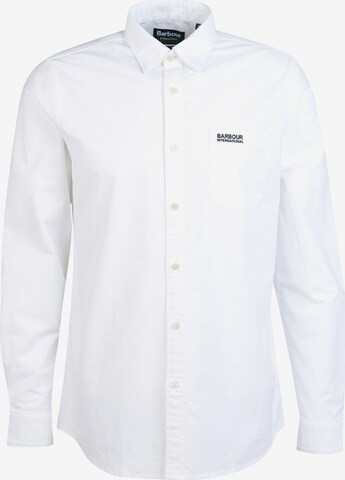 Coupe regular Chemise 'Kinetic' Barbour International en blanc : devant