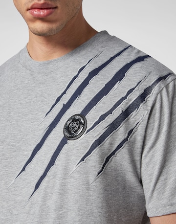 Maglietta 'Scratch' di Plein Sport in grigio