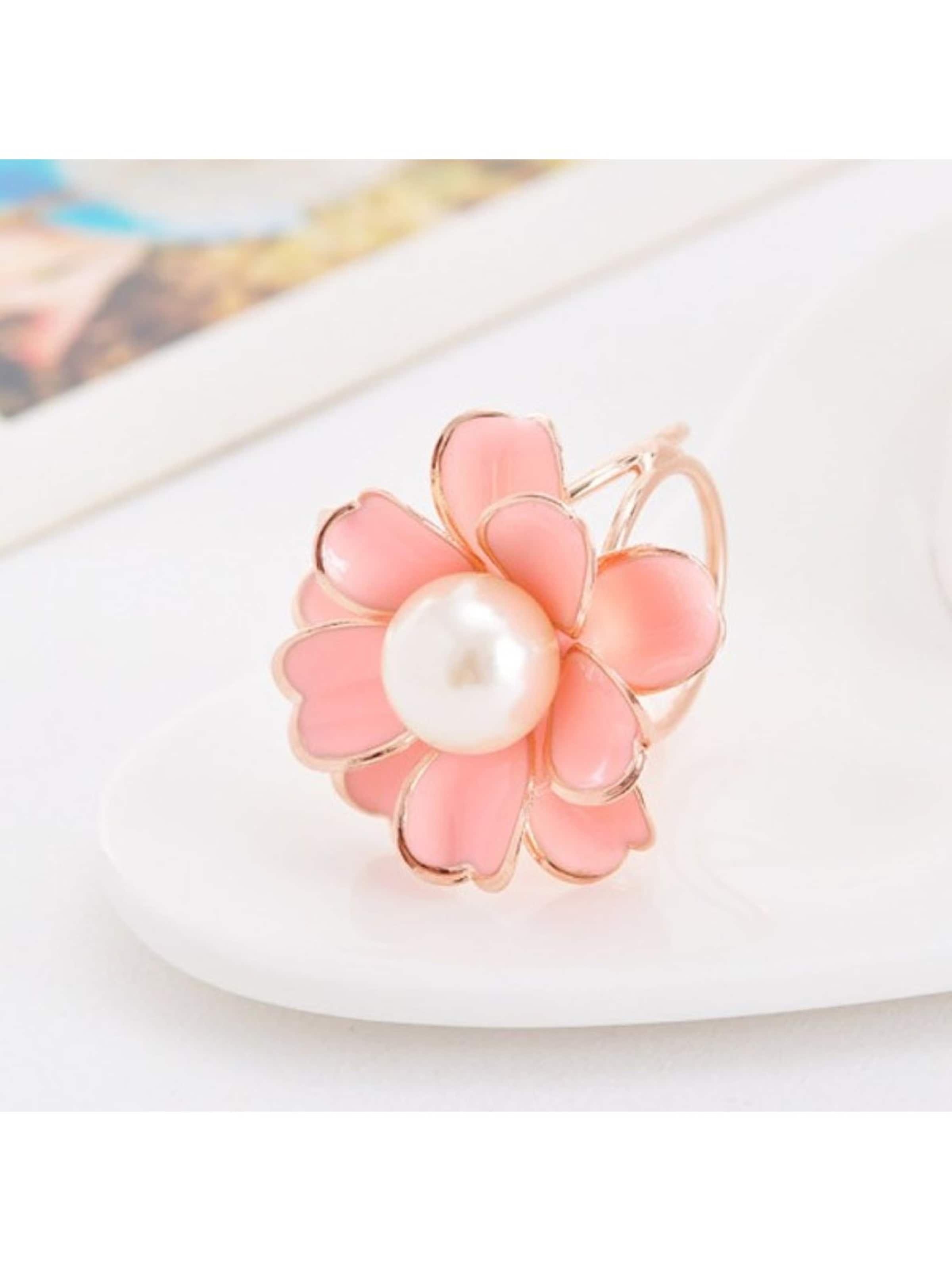 Écharpe 'Bague Flower' alberto cabale en rose