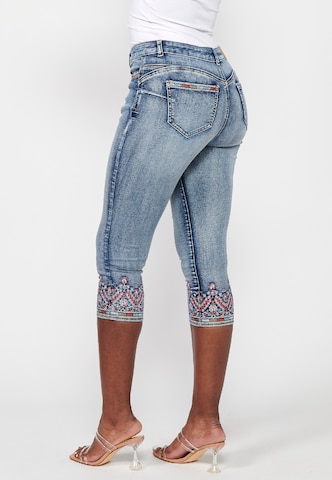 KOROSHI Skinny Jeans in Blau