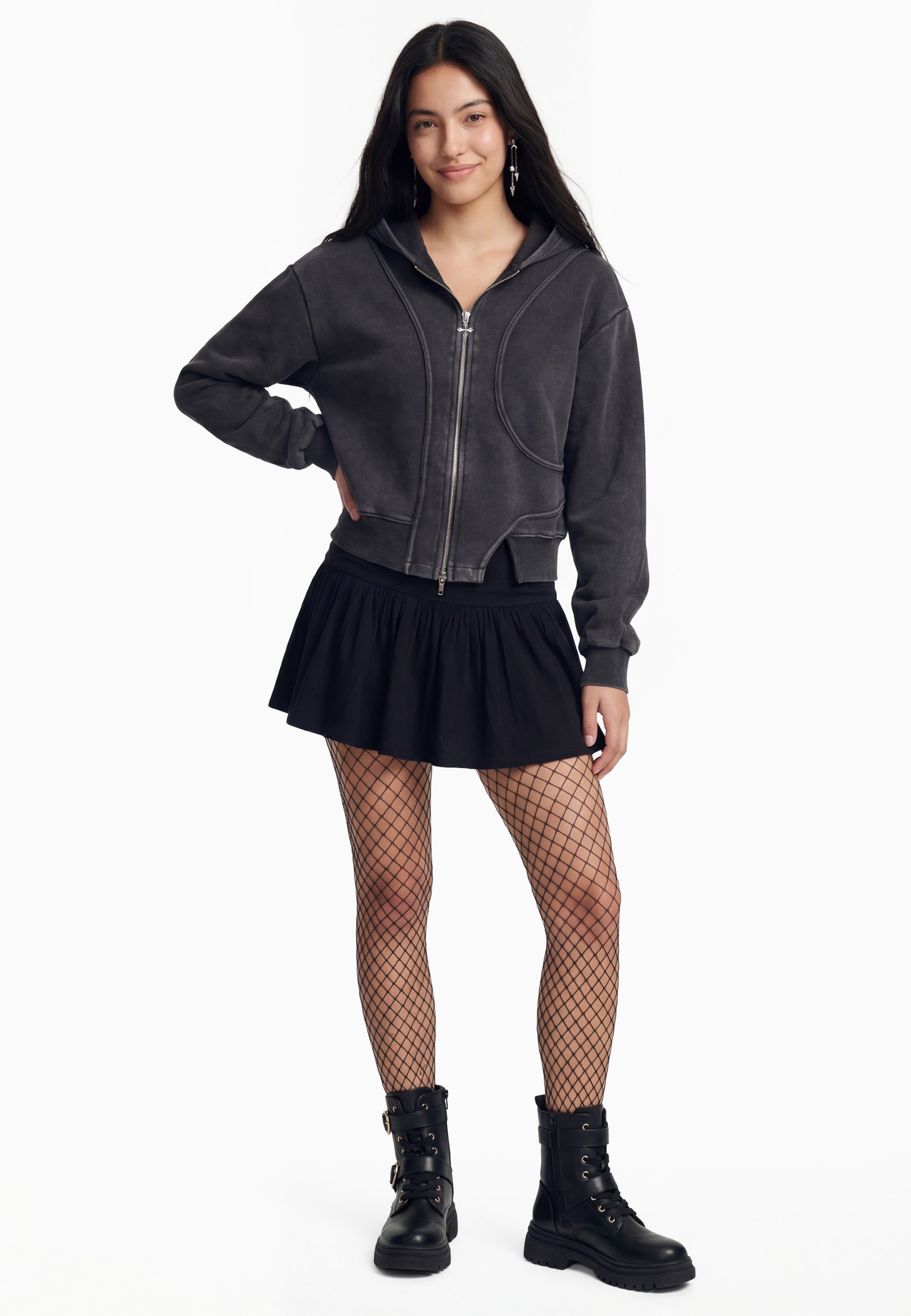 Veste de survêtement myMo ROCKS en gris