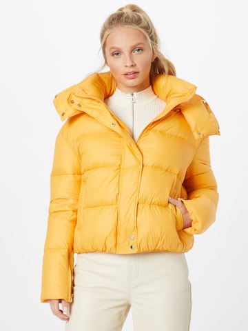 PATRIZIA PEPE Winter Jacket in Yellow: front