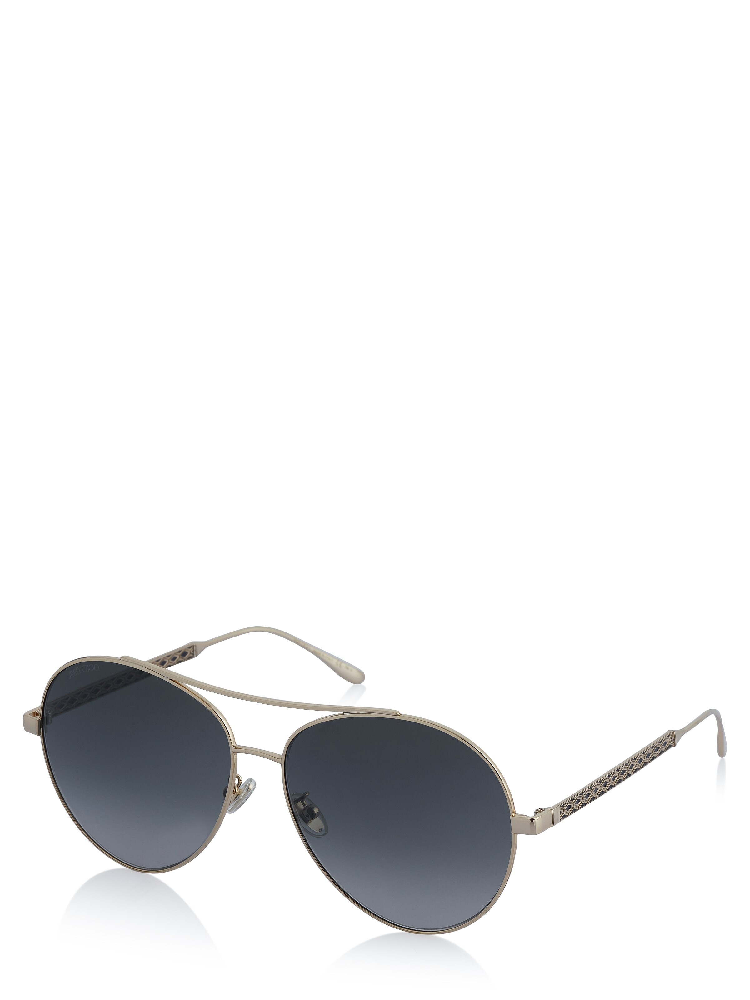 JIMMY CHOO Sunglasses 'Jimmy Choo Sonnenbrille' in Gold: front