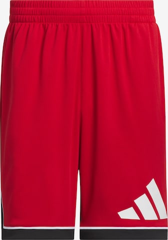Loosefit Pantaloni sportivi 'Badge of Sport' di ADIDAS PERFORMANCE in rosso: frontale