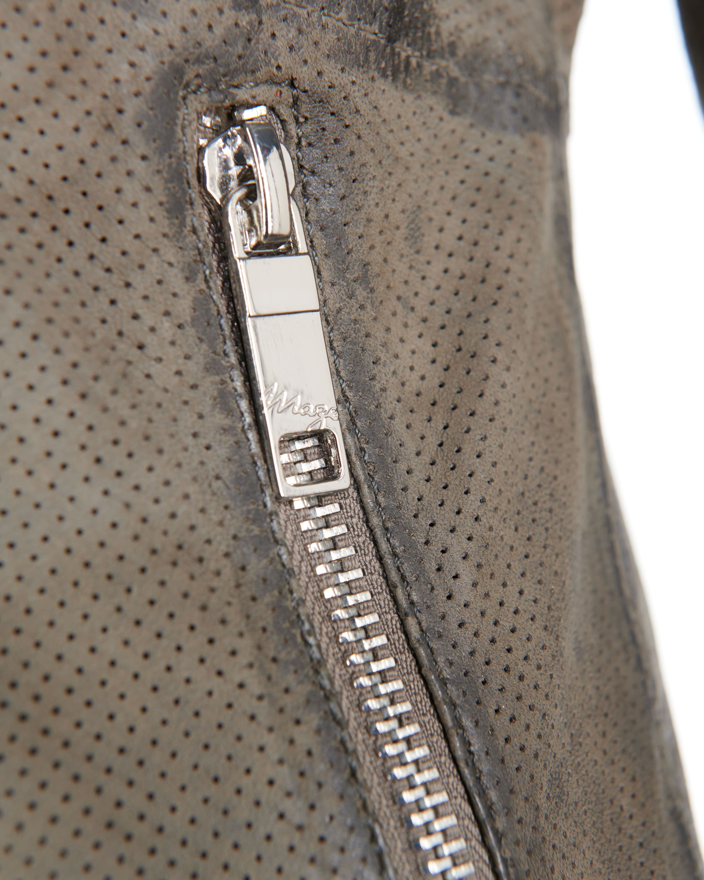 Maze Lederjacke ' Linden ' in Grau