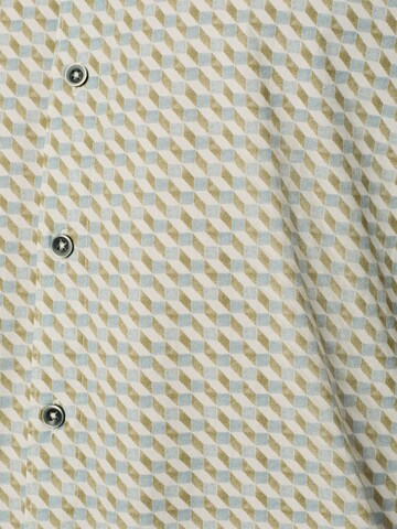 No Excess Regular Fit Hemd in Beige