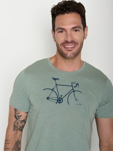 GREENBOMB Shirt 'Spice Bike Crop' in Groen