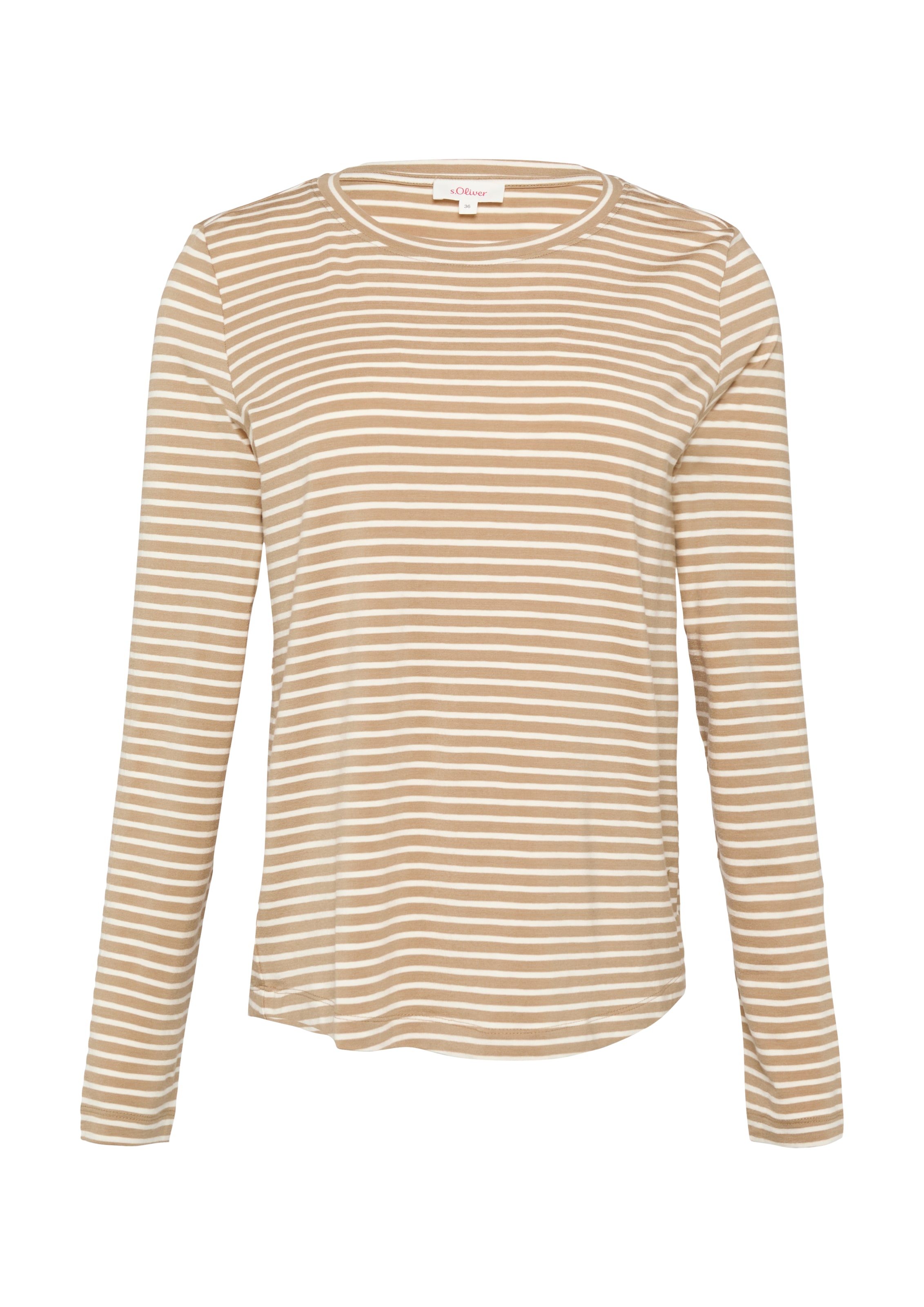 s.Oliver Shirt in Braun: Vorderseite