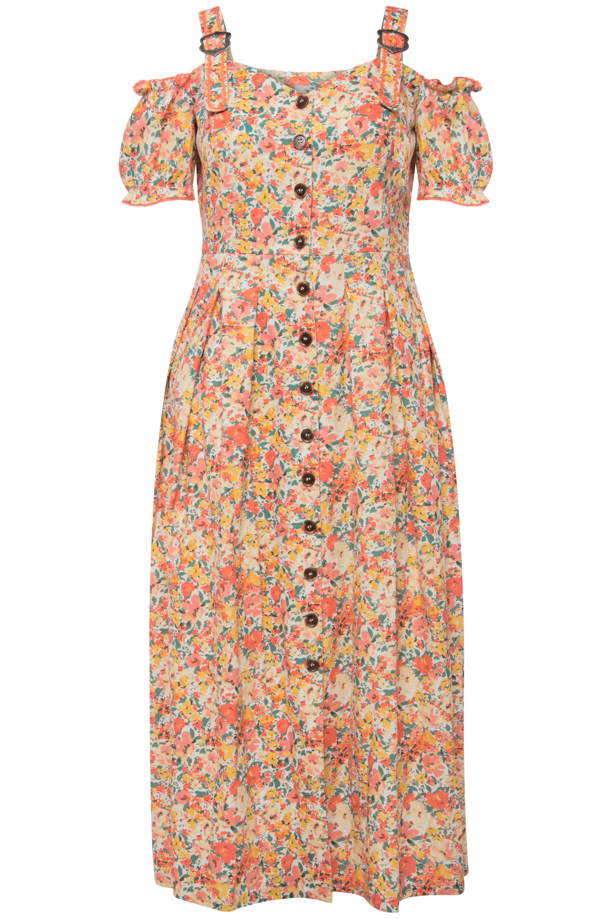 Ulla Popken Kleid in Mischfarben: Vorderseite