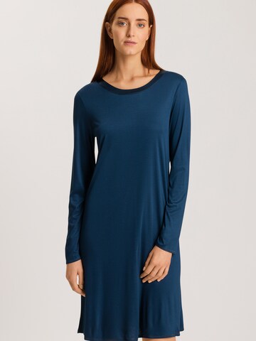Hanro - Camisola de pijama em azul: frente