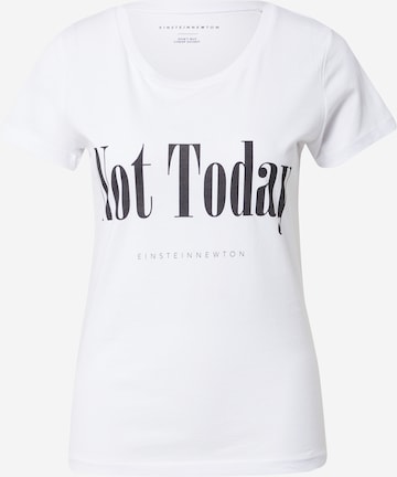 EINSTEIN & NEWTON T-Shirt 'Not Today' in Weiß: predná strana