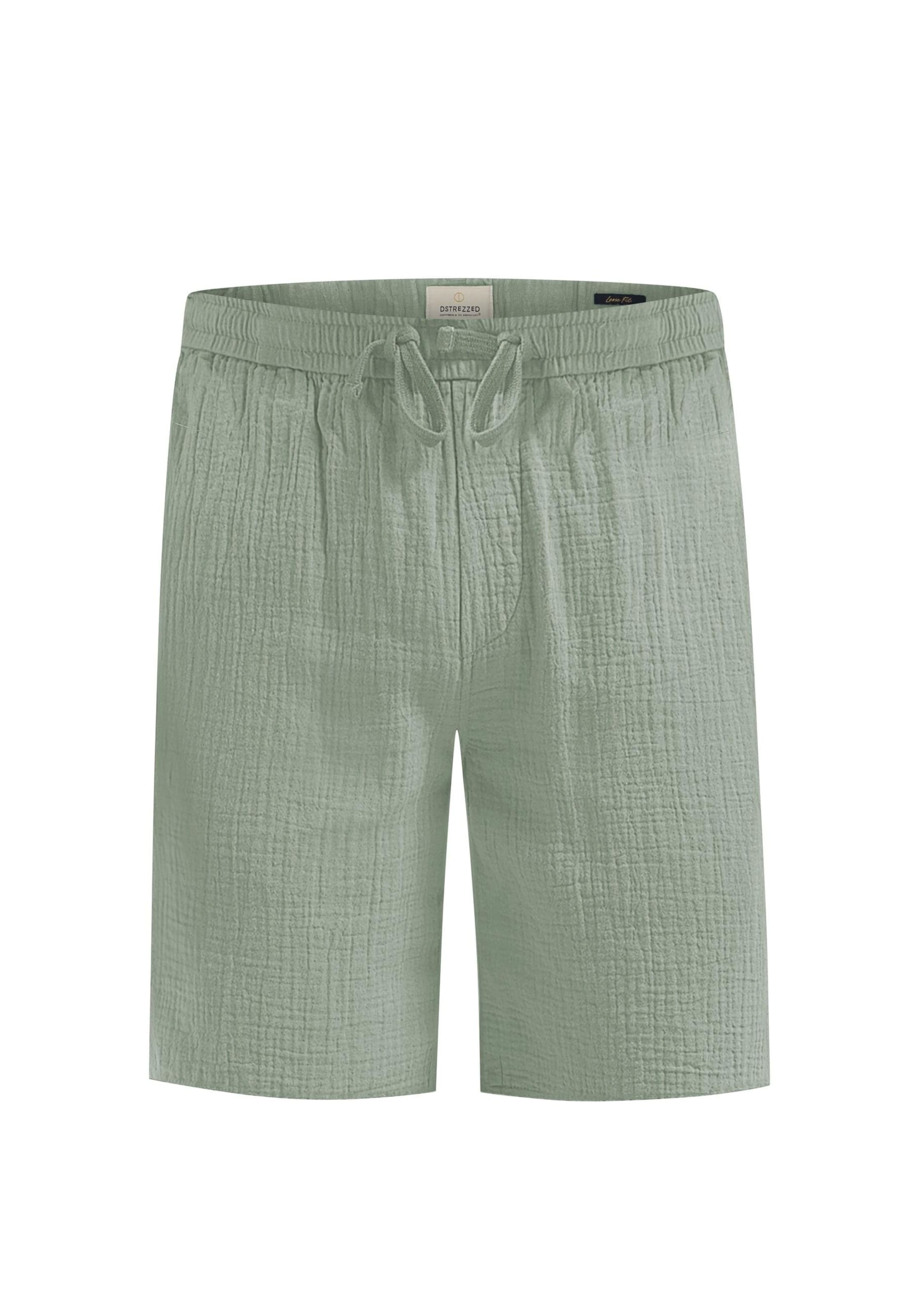 Dstrezzed Regular Trousers 'Logan' in Green: front