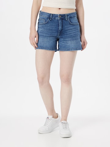 ICHI Regular Shorts 'WIGGY' in Blau: predná strana