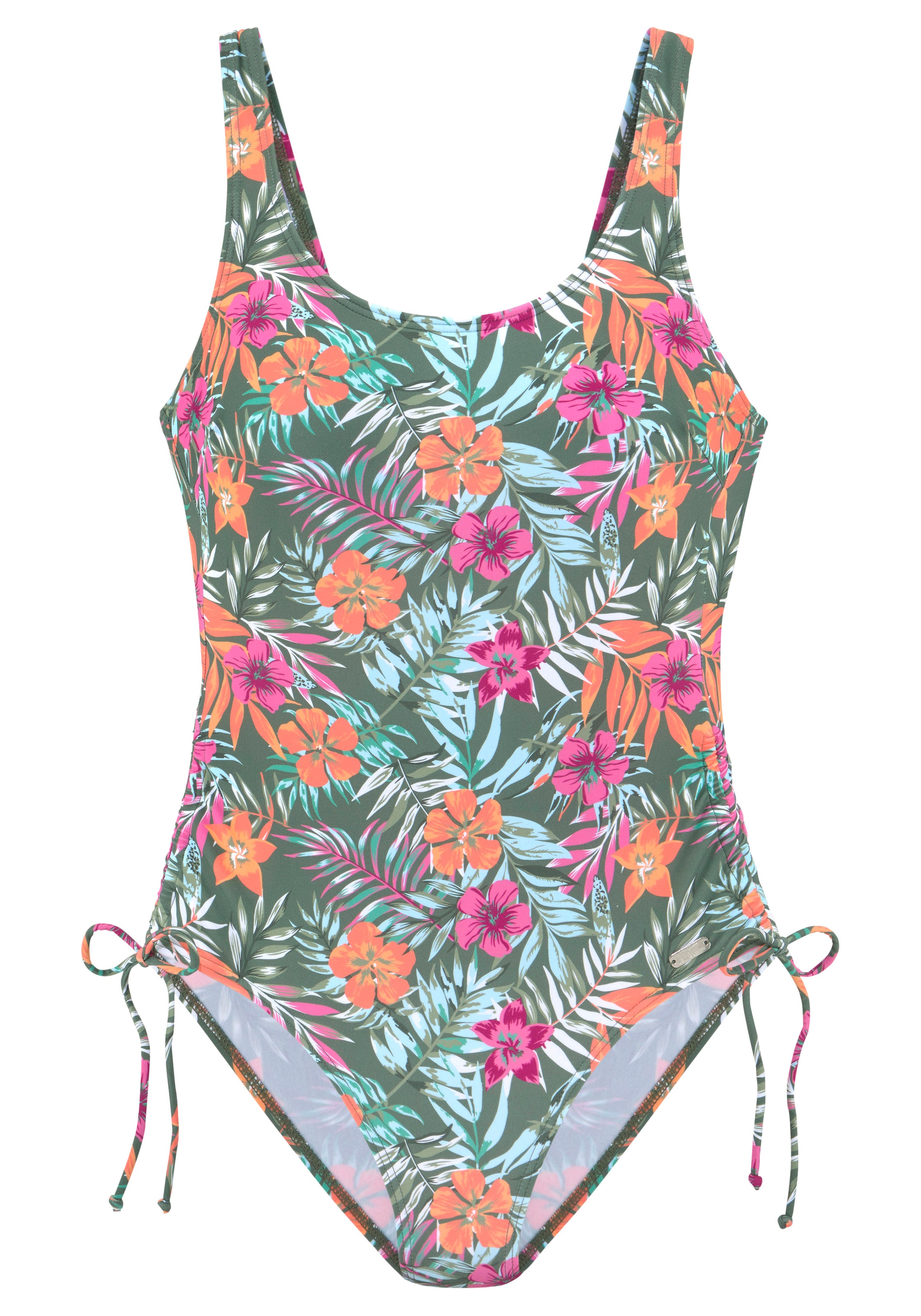 VENICE BEACH - Bustier Traje de baño en verde: frente