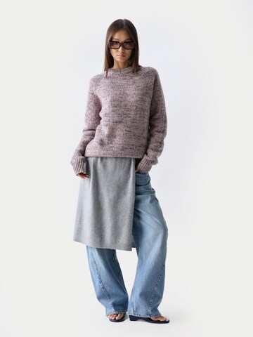 GOBI Cashmere - Jersey 'Unisex Mouline Cashmere Sweater' en rosa