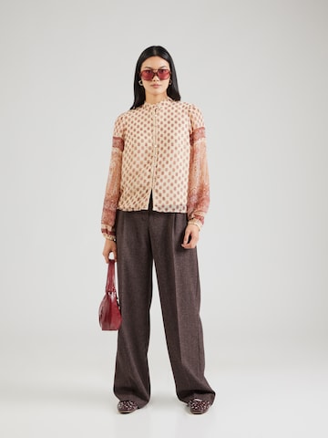 VILA - Blusa 'VIPRAYA LYRIDA' en beige