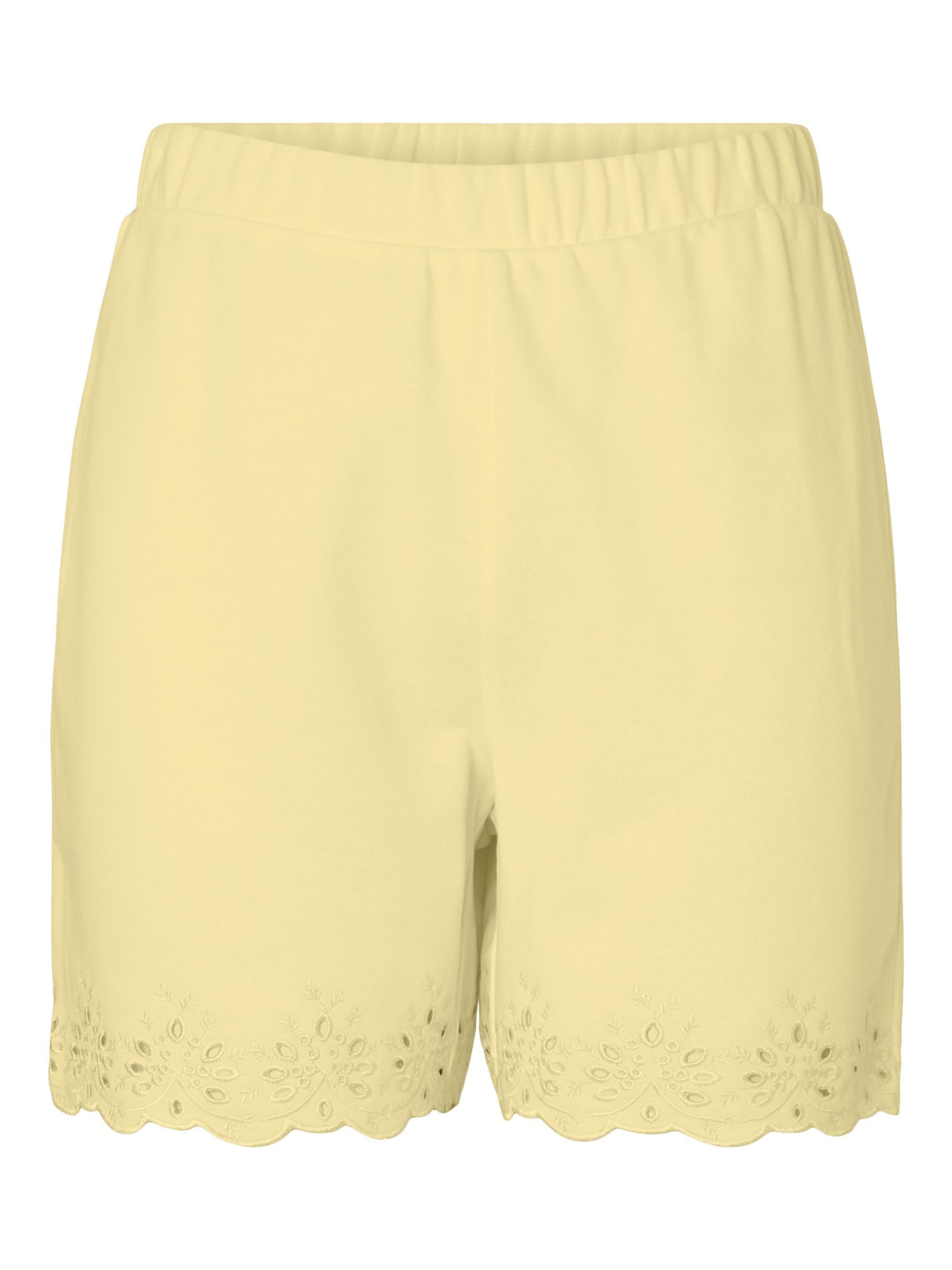PIECES - Loosefit Pantalón 'PCChilli' en amarillo: frente
