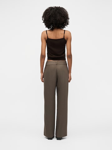 Samsøe Samsøe Широкий Плиссированные брюки 'Salaney' в Коричневый