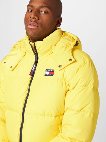 Tommy Jeans Winter Jacket 'Alaska' in Yellow