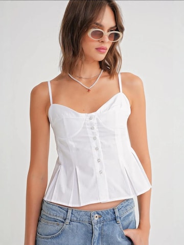 Top di MixRay in bianco: frontale