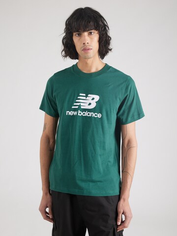 new balance Μπλουζάκι σε πράσινο: μπροστά