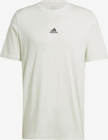 T-Shirt fonctionnel ' House of Tiro ' ADIDAS SPORTSWEAR en blanc : devant