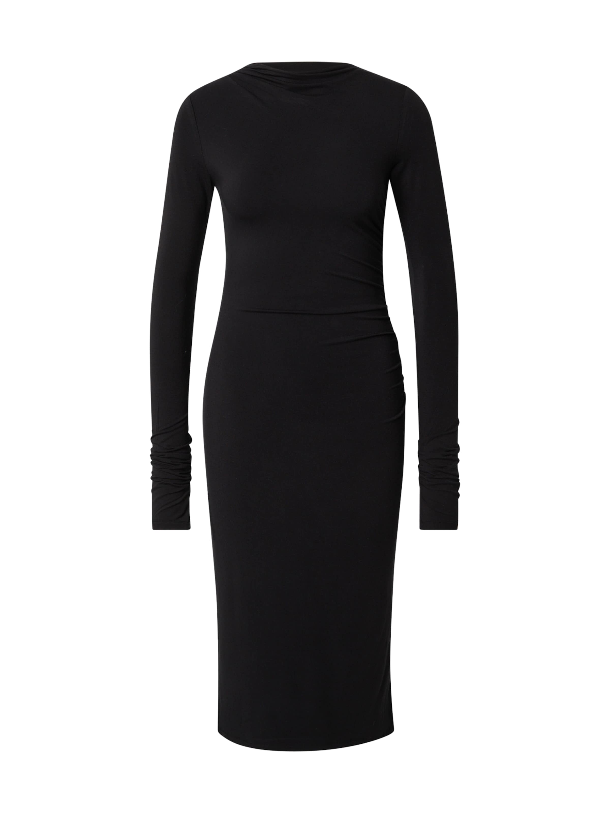 Rochie de la KAVAZI pe negru: față