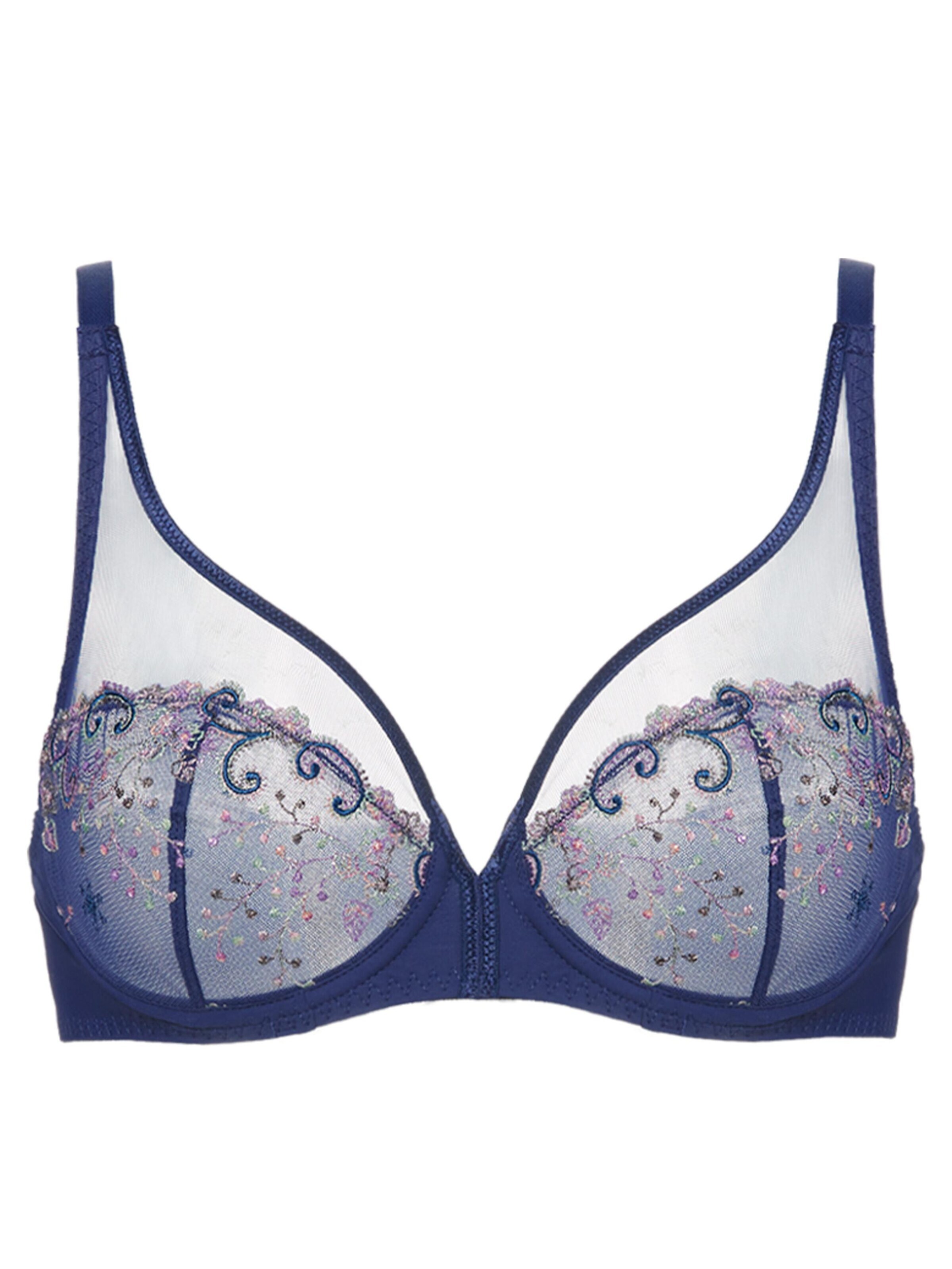 Simone Perele Bralette Bra 'Délice' in Blue: front