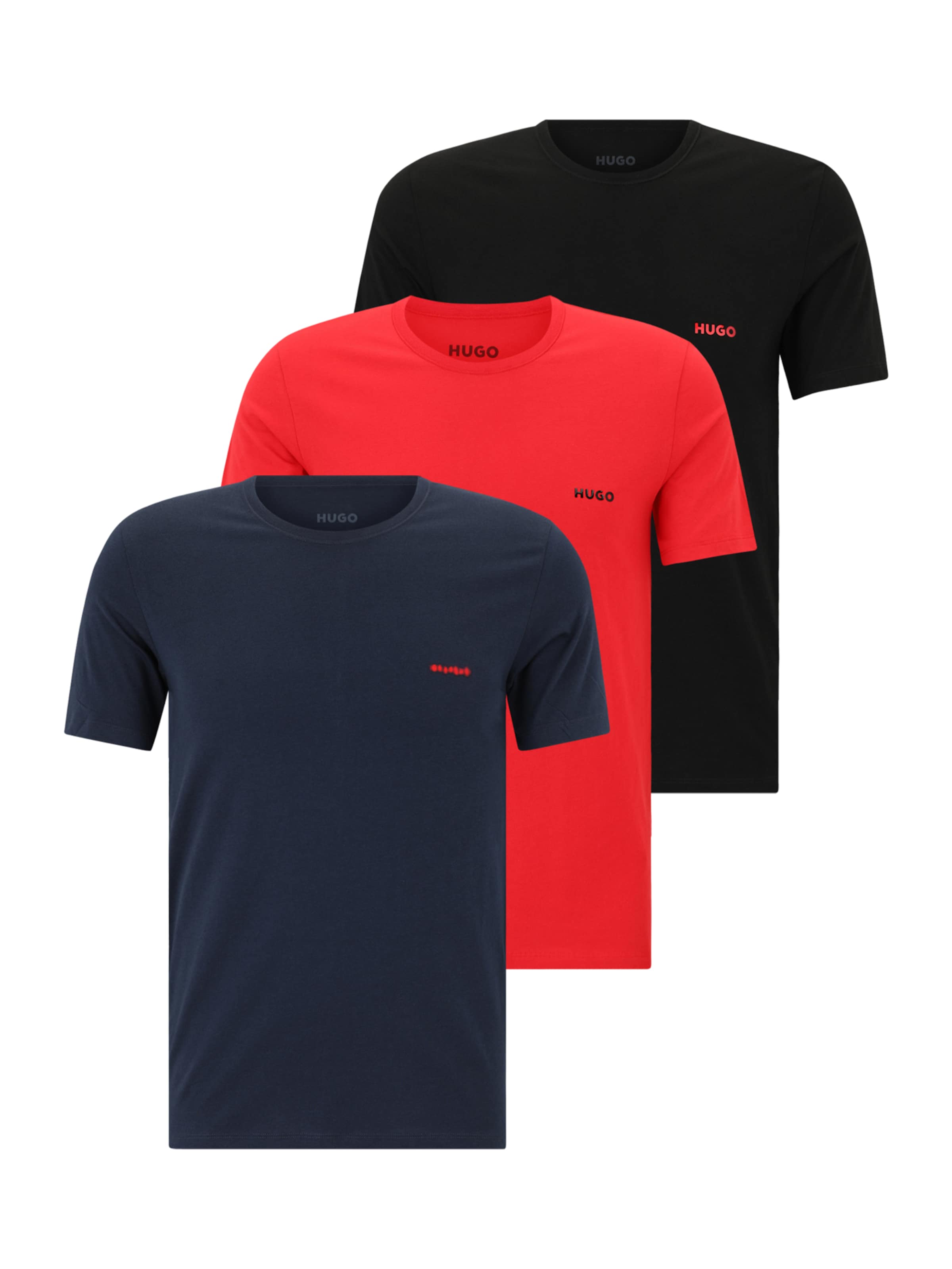 HUGO Φανέλα σε μπλε: μπροστά