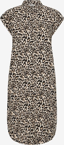 Robe-chemise 'Alakka' b.young en beige : devant