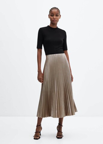 MANGO Skirt 'DISCO' in Gold